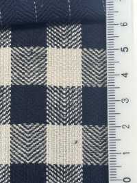 CHL-6349 Linen Uneven Thread Henley Reborn Washer Processing[Textile / Fabric] Kuwamura Textile Sub Photo