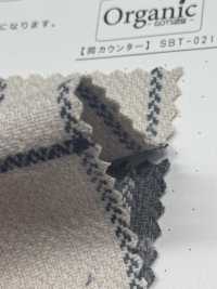 SBT-020 Organic Assorted Herringbone Windowpane Check[Textile / Fabric] Kuwamura Textile Sub Photo