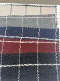 SBT-020 Organic Assorted Herringbone Windowpane Check[Textile / Fabric] Kuwamura Textile Sub Photo
