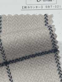 SBT-020 Organic Assorted Herringbone Windowpane Check[Textile / Fabric] Kuwamura Textile Sub Photo