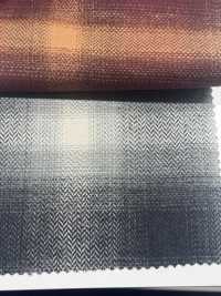 SBT-021 Organic Trimmed Henribone Ombre Check[Textile / Fabric] Kuwamura Textile Sub Photo