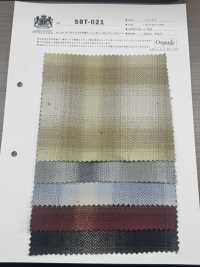 SBT-021 Organic Trimmed Henribone Ombre Check[Textile / Fabric] Kuwamura Textile Sub Photo