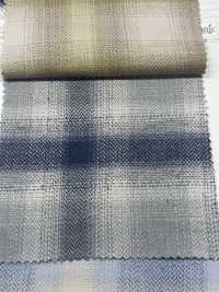 SBT-021 Organic Trimmed Henribone Ombre Check[Textile / Fabric] Kuwamura Textile Sub Photo