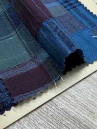 INDIA-2084 Cotton Indigo Patchwork[Textile / Fabric] ARINOBE Sub Photo