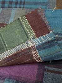 INDIA-2084 Cotton Indigo Patchwork[Textile / Fabric] ARINOBE Sub Photo