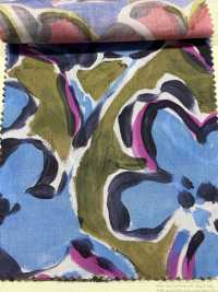 DP-7930-3 60 Lawn Digital Print Large Flower[Textile / Fabric] HOKKOH Sub Photo