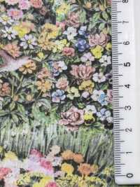 DP-3513-1 60 Lawn Digital Print Animal Flower Garden[Textile / Fabric] HOKKOH Sub Photo
