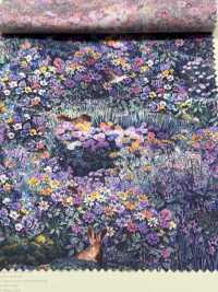 DP-3513-1 60 Lawn Digital Print Animal Flower Garden[Textile / Fabric] HOKKOH Sub Photo