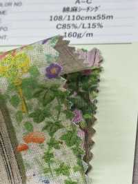 DP-4856-4 Secret Garden Linen Loomstate Sheeting[Textile / Fabric] HOKKOH Sub Photo