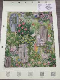 DP-4856-4 Secret Garden Linen Loomstate Sheeting[Textile / Fabric] HOKKOH Sub Photo