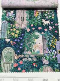 DP-4856-4 Secret Garden Linen Loomstate Sheeting[Textile / Fabric] HOKKOH Sub Photo