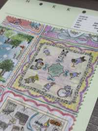 DP-4440-6 60 Lawn Digital Print Handkerchief Collector[Textile / Fabric] HOKKOH Sub Photo