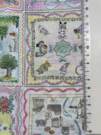 DP-4440-6 60 Lawn Digital Print Handkerchief Collector[Textile / Fabric] HOKKOH Sub Photo