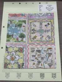 DP-4440-6 60 Lawn Digital Print Handkerchief Collector[Textile / Fabric] HOKKOH Sub Photo