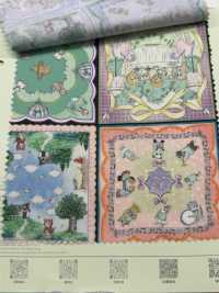 DP-4440-6 60 Lawn Digital Print Handkerchief Collector[Textile / Fabric] HOKKOH Sub Photo