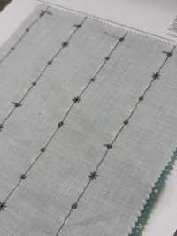 8026-855-1 Lawn Embroidery Stripes Small Flowers[Textile / Fabric] HOKKOH Sub Photo