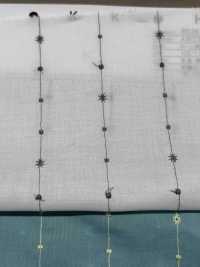 8026-855-1 Lawn Embroidery Stripes Small Flowers[Textile / Fabric] HOKKOH Sub Photo