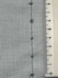 8026-855-1 Lawn Embroidery Stripes Small Flowers[Textile / Fabric] HOKKOH Sub Photo