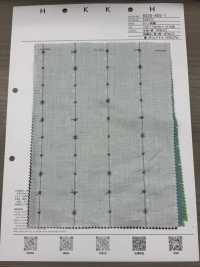 8026-855-1 Lawn Embroidery Stripes Small Flowers[Textile / Fabric] HOKKOH Sub Photo