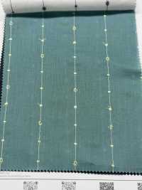 8026-855-1 Lawn Embroidery Stripes Small Flowers[Textile / Fabric] HOKKOH Sub Photo