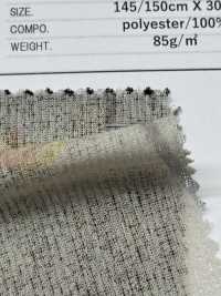 7026-400-1 Sheer Rib Transfer Large Flower[Textile / Fabric] HOKKOH Sub Photo