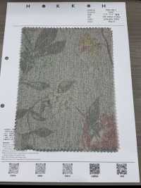 7026-400-1 Sheer Rib Transfer Large Flower[Textile / Fabric] HOKKOH Sub Photo
