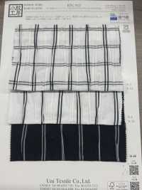 KYC912-D1 T/C Yarn Dyed Tuck Dobby[Textile / Fabric] Uni Textile(Komon Studio) Sub Photo
