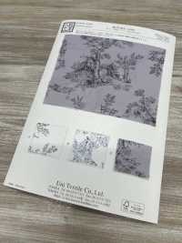 KCP616-D603 60 Lawn Monochrome Print[Textile / Fabric] Uni Textile(Komon Studio) Sub Photo