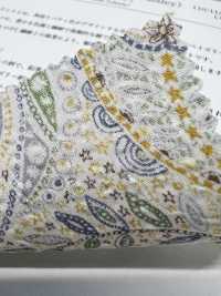 KCP807MWL-DK-35 Cotton 80 Lawn Miracle Wave Liberty Print Charlie's Paisley[Textile / Fabric] Uni Textile(Komon Studio) Sub Photo