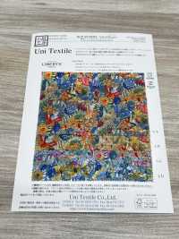 KCP807MWL-DK-8 Cotton 80 Lawn Miracle Wave Liberty Print Diane[Textile / Fabric] Uni Textile(Komon Studio) Sub Photo