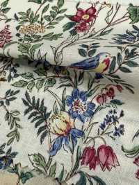 28108 60 Thread Lawn Small Bird And Flower Print[Textile / Fabric] SUNWELL Sub Photo