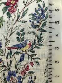 28108 60 Thread Lawn Small Bird And Flower Print[Textile / Fabric] SUNWELL Sub Photo