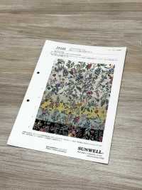 28108 60 Thread Lawn Small Bird And Flower Print[Textile / Fabric] SUNWELL Sub Photo