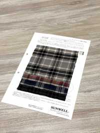 35518 Fuwa. Tencel(TM) Modal Fiber/Cotton Shirring Check[Textile / Fabric] SUNWELL Sub Photo