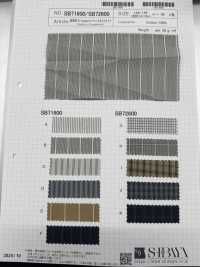 SB71600 Extra-long Staple Cotton 70/1 Typewriter Cloth Stripe[Textile / Fabric] SHIBAYA Sub Photo