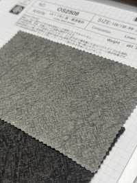 OS2509 L1/40 Linen Charcoal And Persimmon Tannin Dyeing[Textile / Fabric] SHIBAYA Sub Photo