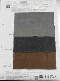 OS2509 L1/40 Linen Charcoal And Persimmon Tannin Dyeing[Textile / Fabric] SHIBAYA Sub Photo
