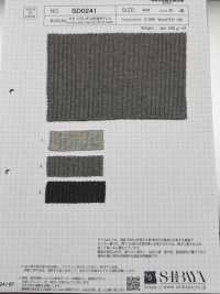 SD0241 Yak/C Random Needle-pulling TERECO Rib Fabric[Textile / Fabric] SHIBAYA Sub Photo
