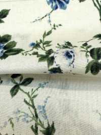 28115 Cordot Organics® 60 Thread Lawn Retro Floral Print[Textile / Fabric] SUNWELL Sub Photo