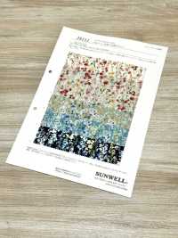 28111 60 Thread Lawn Watercolor Small Floral Print[Textile / Fabric] SUNWELL Sub Photo
