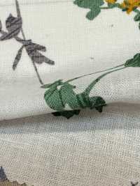 28110 Linen Loomstate With Botanical Floral Print And Angel Soft Processing[Textile / Fabric] SUNWELL Sub Photo