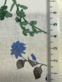 28110 Linen Loomstate With Botanical Floral Print And Angel Soft Processing[Textile / Fabric] SUNWELL Sub Photo