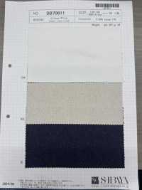SB70611 C/Linen Denim[Textile / Fabric] SHIBAYA Sub Photo