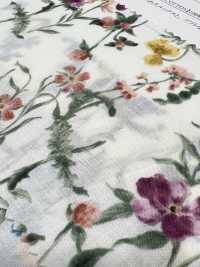 28107 60 Thread Lawn Watercolor Floral Print[Textile / Fabric] SUNWELL Sub Photo