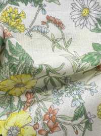 28114 Cordot Organics® 60 Thread Lawn Retro Floral Print[Textile / Fabric] SUNWELL Sub Photo