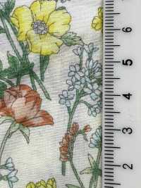 28114 Cordot Organics® 60 Thread Lawn Retro Floral Print[Textile / Fabric] SUNWELL Sub Photo