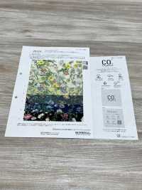 28114 Cordot Organics® 60 Thread Lawn Retro Floral Print[Textile / Fabric] SUNWELL Sub Photo