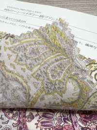 28109 60 Thread Lawn Paisley Print[Textile / Fabric] SUNWELL Sub Photo