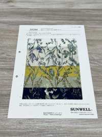 28104 60 Thread Lawn Botanical Floral Print[Textile / Fabric] SUNWELL Sub Photo