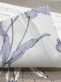 28103 60 Thread Lawn Monotone Watercolor Floral Print[Textile / Fabric] SUNWELL Sub Photo